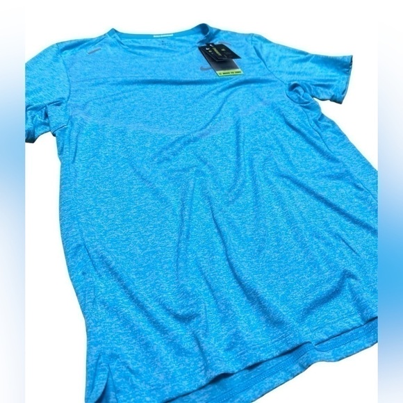 NWT Nike Rise 365 Men's Dri-FIT Short-Sleeve Running Top / Blue / Size Small - Picture 3 of 14